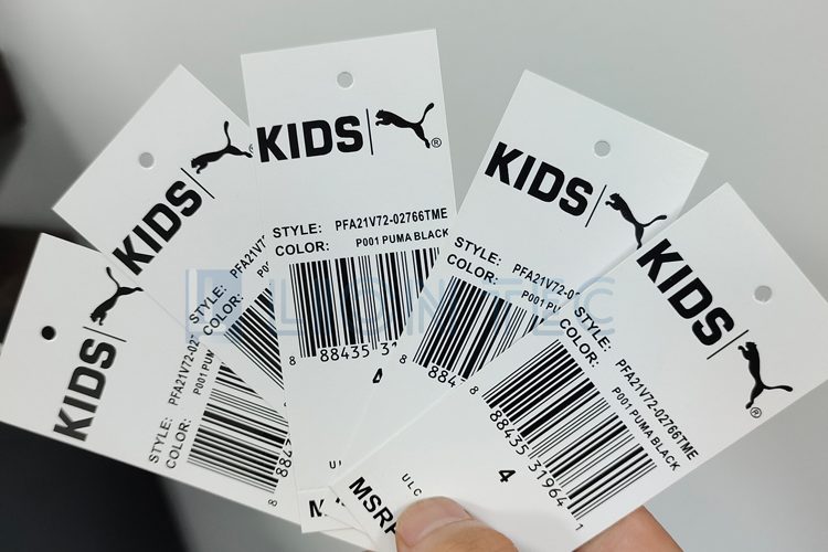 Garment White Card Hang Tags