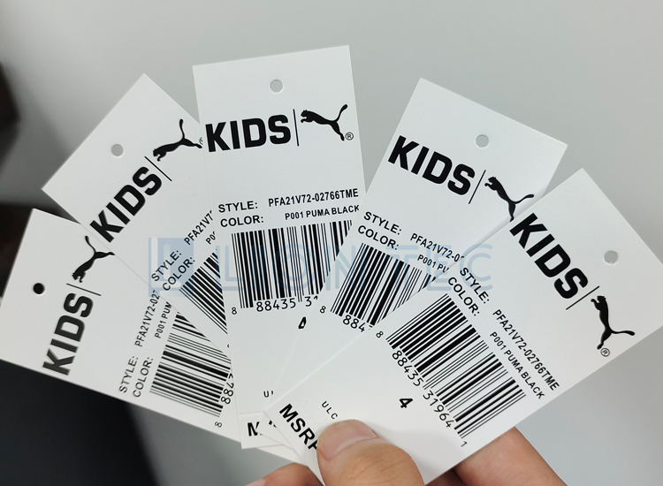 Garment White Card Hang Tags